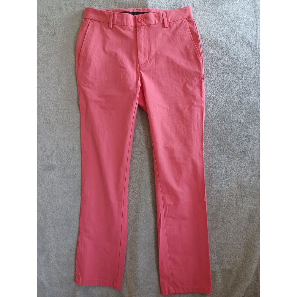 Vineyard Vines Pants 30 X29 Performance On The Go Otg Pink Golf Preppy Stretch